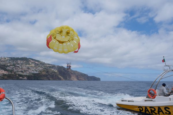 Parasailing in Madeira Island